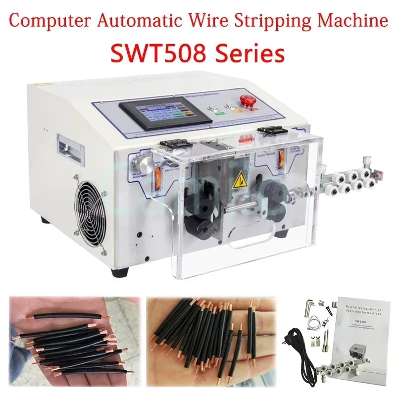 Computer automatic wire stripping machine