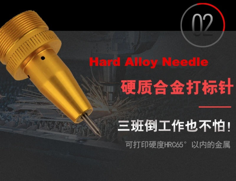 200 * 130mm Pneumatic Marking /Electricity Marking Machine Desktop Car Nameplate Marking Machine Metal Parts Engraving Machine