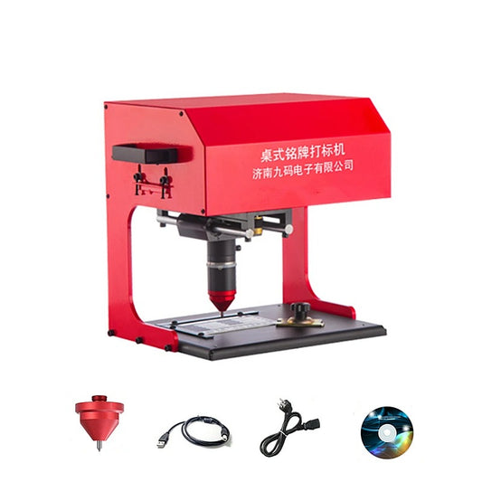 200 * 130mm Pneumatic Marking /Electricity Marking Machine Desktop Car Nameplate Marking Machine Metal Parts Engraving Machine