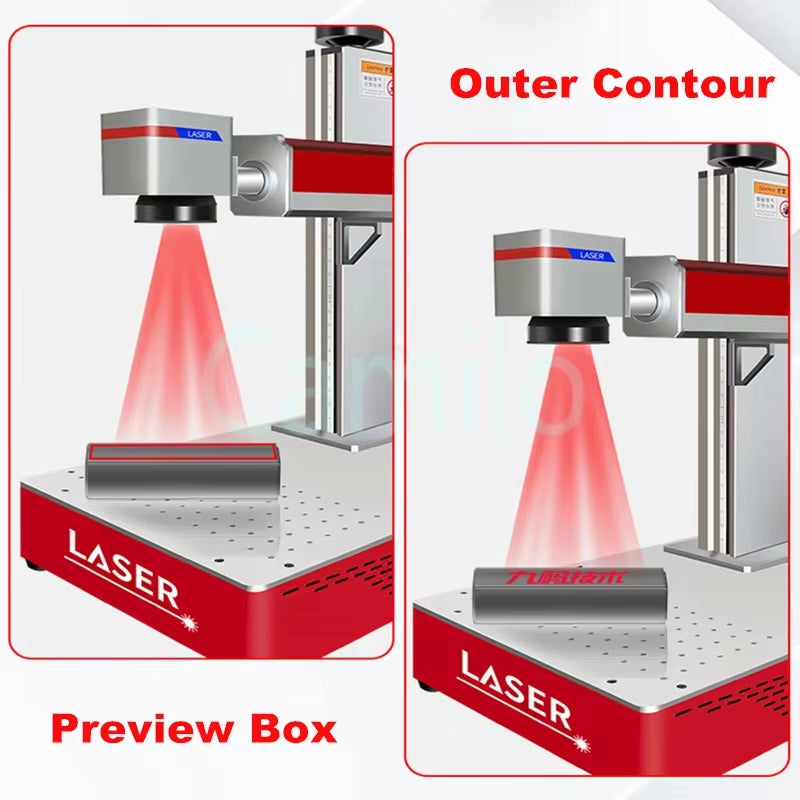 Raycus 50W Fiber Laser Marking Machine, 30W Laser Engraver, Signal Plate Engraving, Metal Engraving for PVC Plastic, Stainless Steel