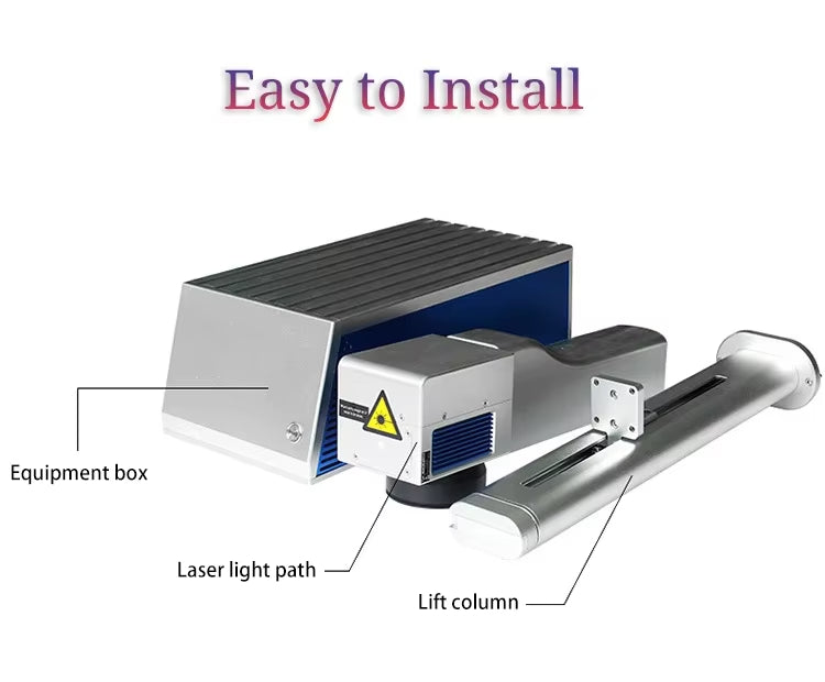 Desktop Fiber Laser Marker Machine 20W 30W 50W Mini Laser Engraving Machine Stainless Steel Aluminum Copper Brass Iron
