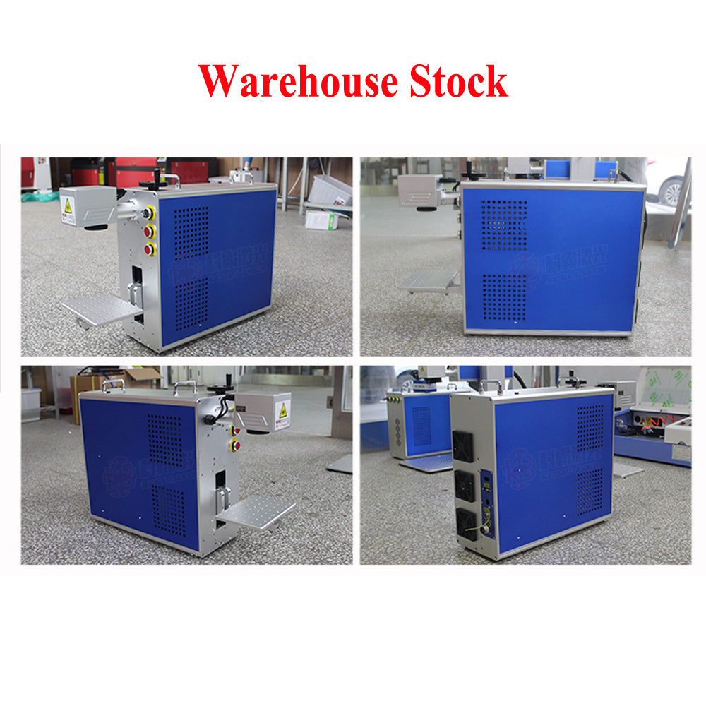 Raycus 50W Fiber Laser Marking Machine, 30W Laser Engraver, Signal Plate Engraving, Metal Engraving for PVC Plastic, Stainless Steel